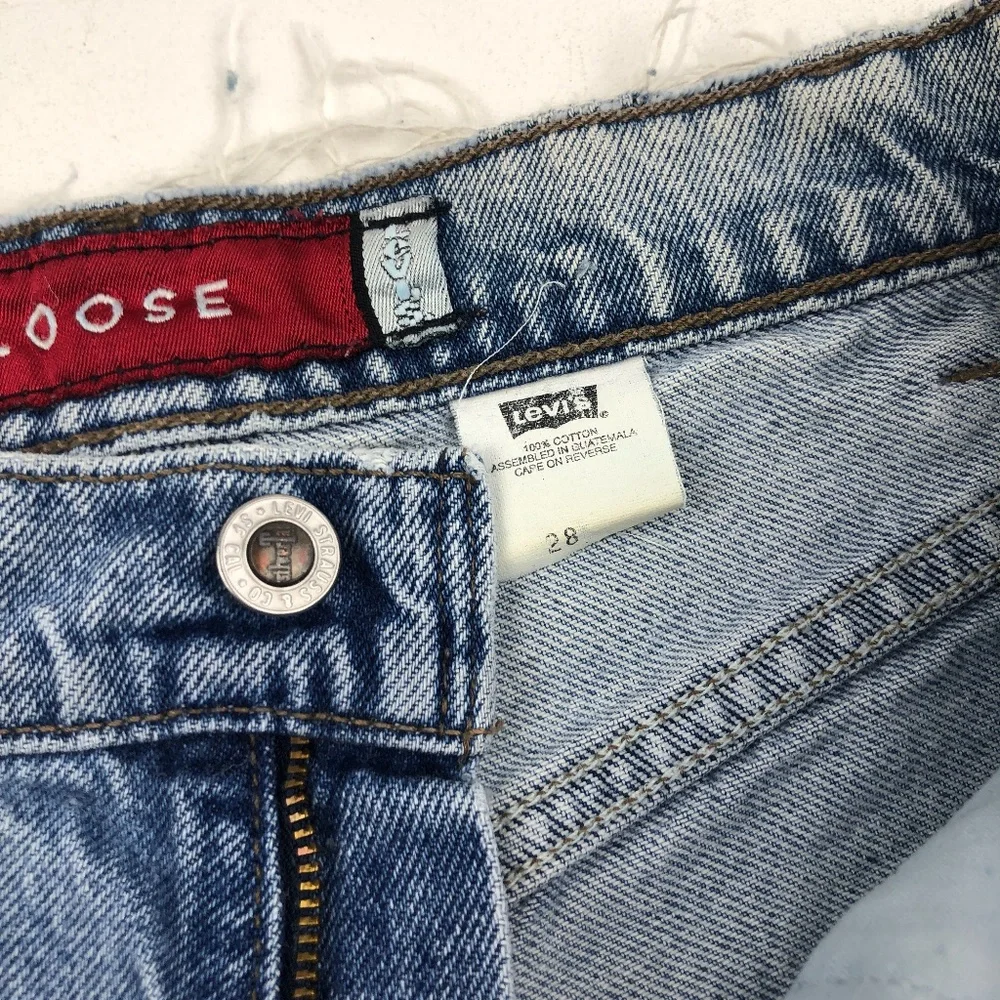 Vintage Levi's SilverTab Jean Cut Off Shorts - Picture 6 of 7